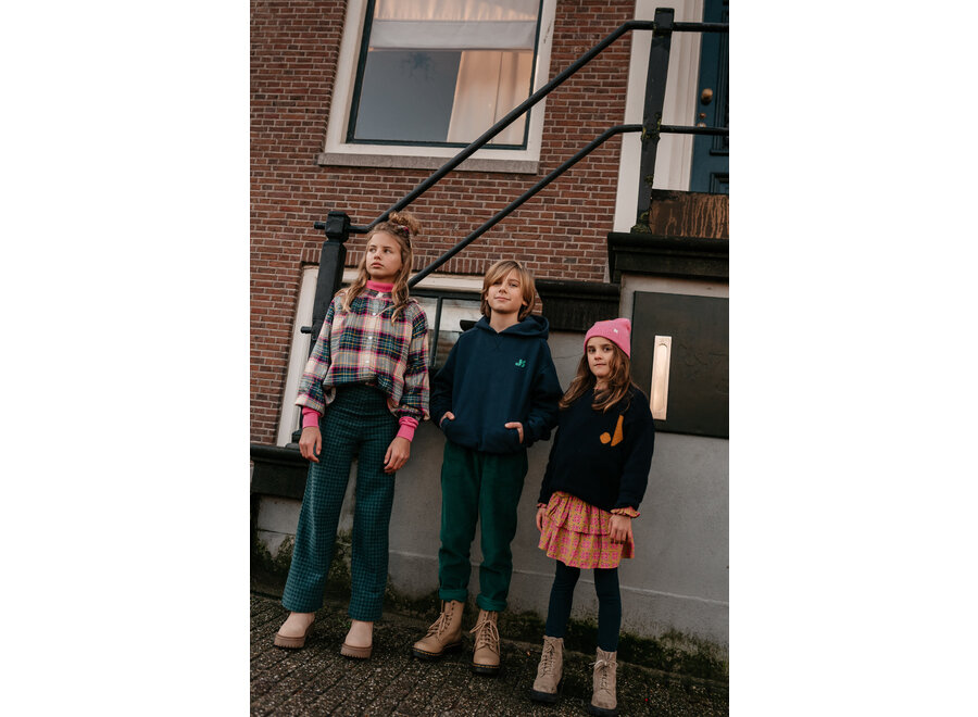 Elle skirt - AOP gold fuchsia