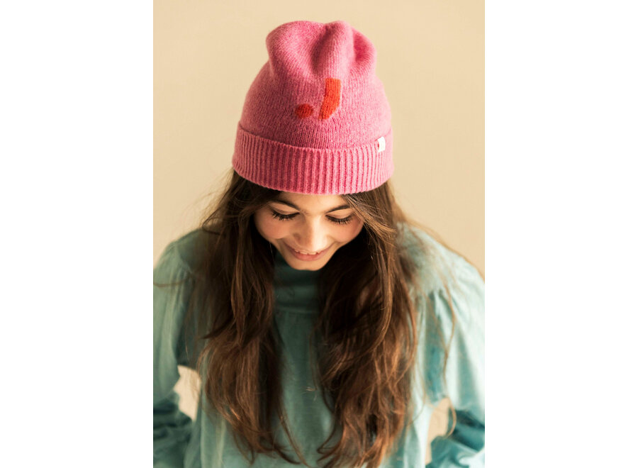 J beanie - Fuchsia pink