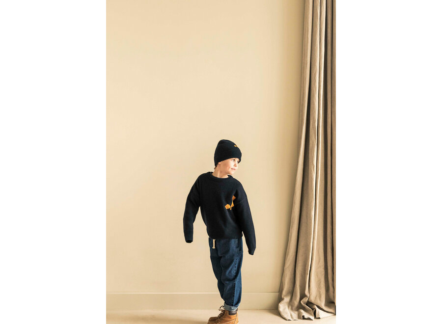 J beanie - Navy blue