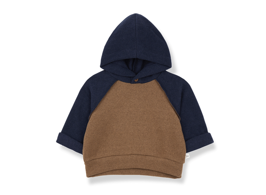 Hakon hooded sweater - Castagna