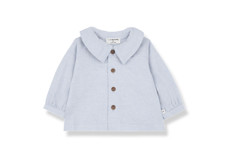 Nadia collar blouse - Blue