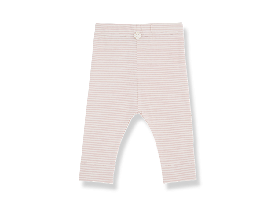 Aida striped legging - Nude