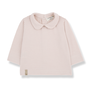 Angelica collar blouse - Nude stripe
