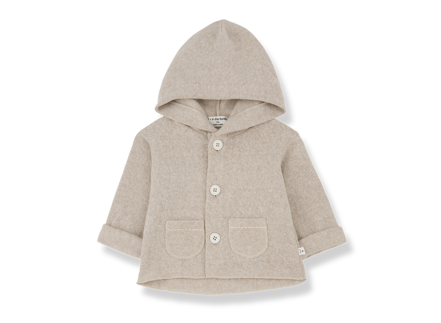 Fred hooded jacket - Beige
