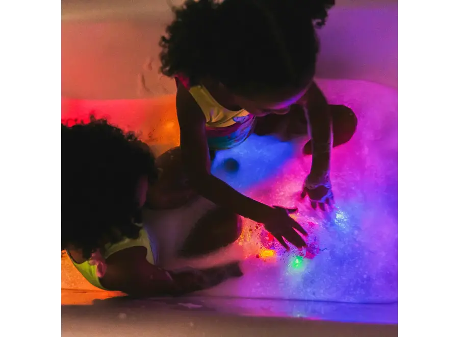 Light up cubes 4 pcs. - purple Lumi