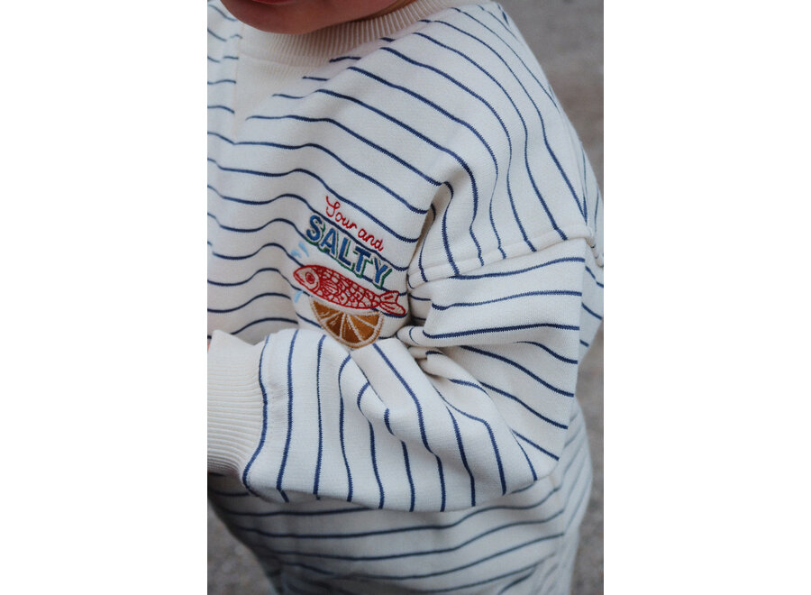 Amio sweatshirt OCS - Captains blue/ Antique white