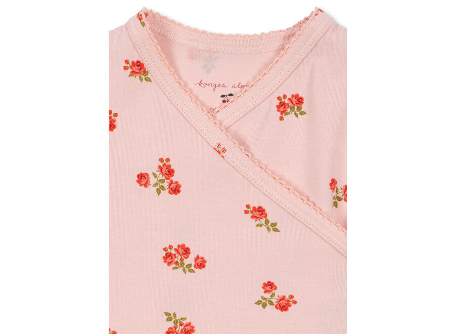 Basic newborn onesie - Rosa pink