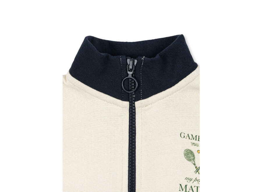 Loupy Lou half zip sweat - Total eclipse