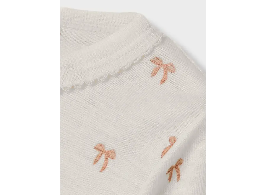 Nalu wol/modal top - Turtledove melange