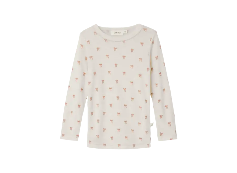 Nalu wol/modal top - Turtledove melange