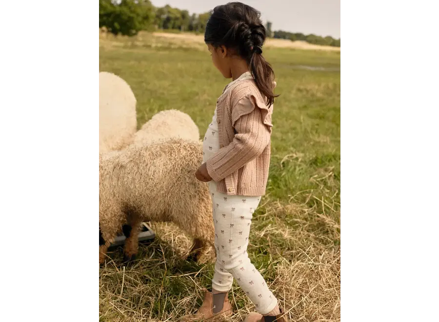 Nalu wol/modal top - Turtledove melange