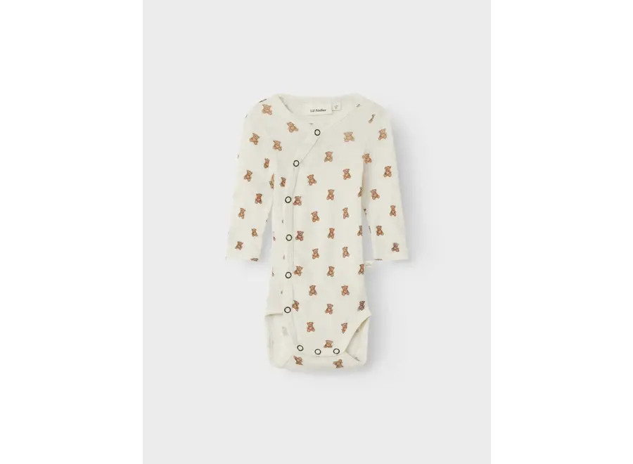 Nalu wol/modal wrap  body - Turtledove melange