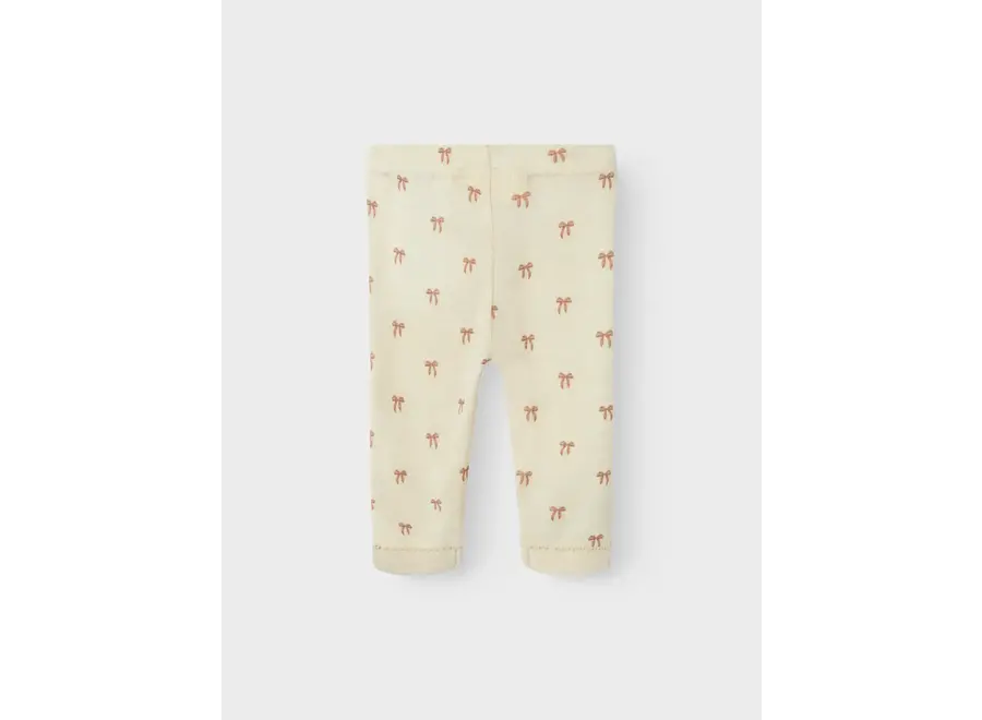 Nalu wol/modal slim legging - Turtledove melange