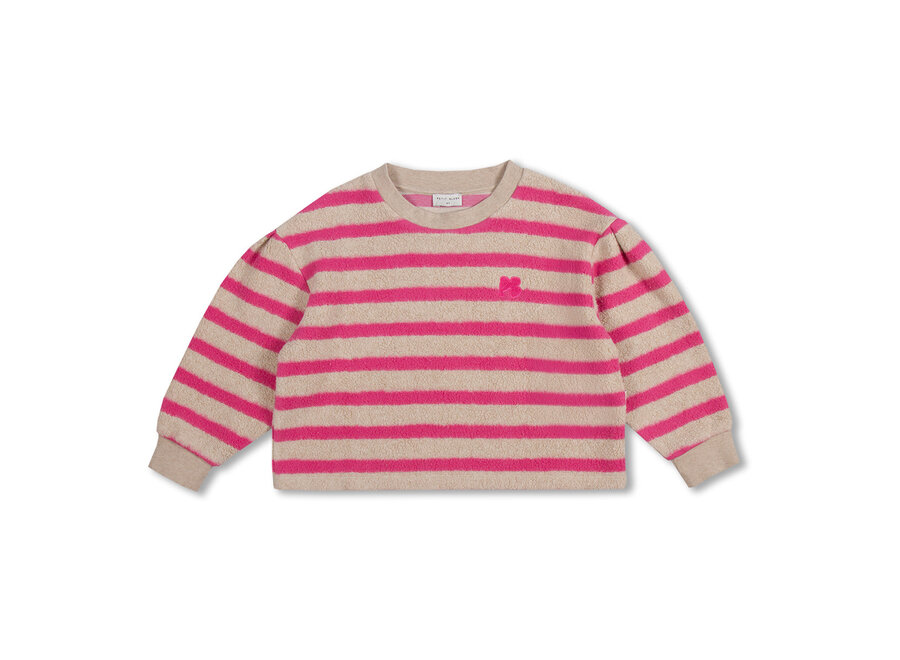 Teddy sweater - Stripe fruit dove