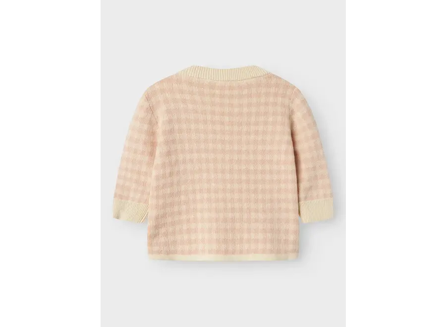 Nadie LS loose knit - Cameo rose