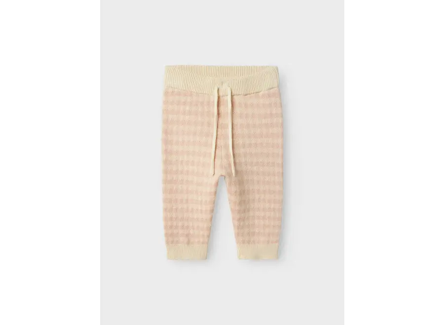 Nadie knit pants - Cameo rose
