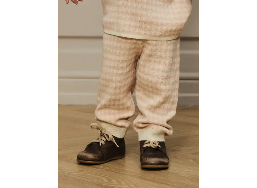 Nadie knit pants - Cameo rose