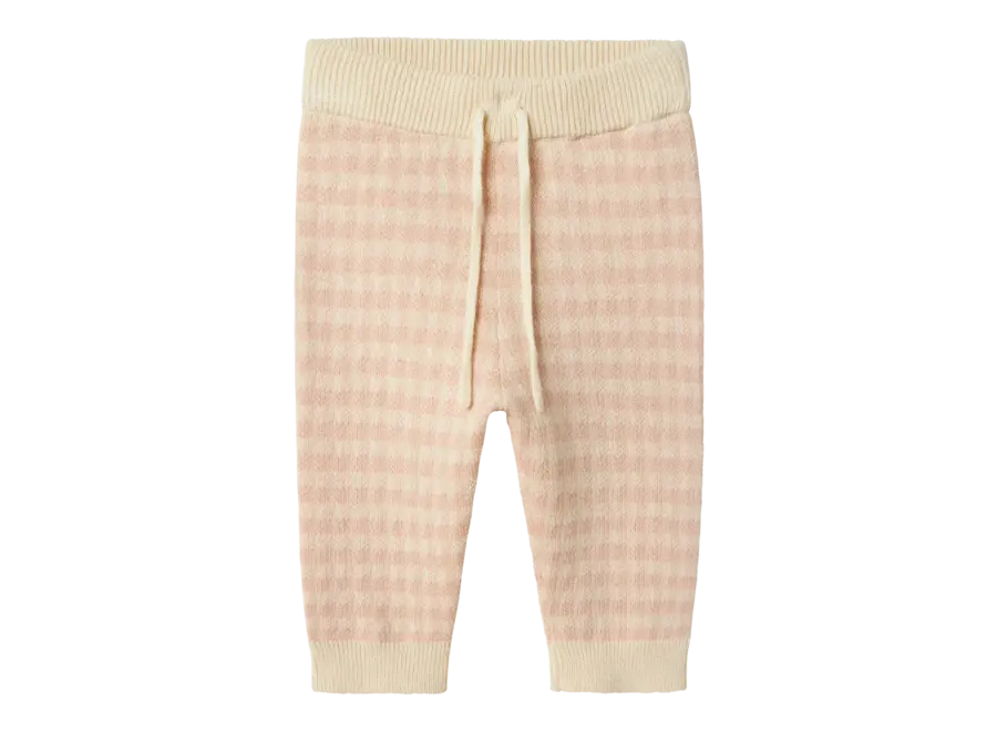 Nadie knit pants - Cameo rose