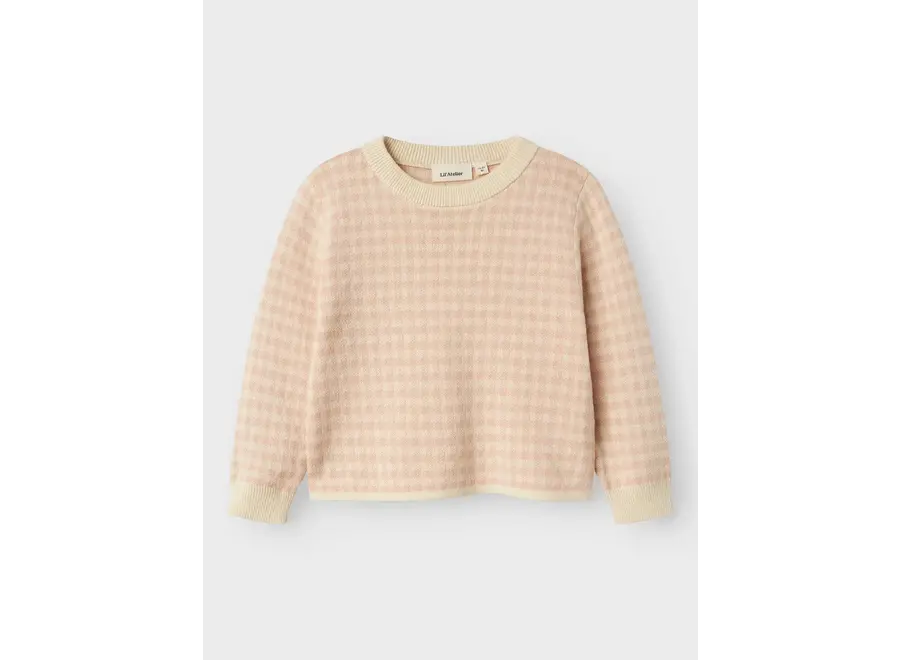 Nadie LS loose knit - Cameo rose