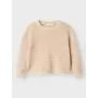 Nadie LS loose knit - Cameo rose