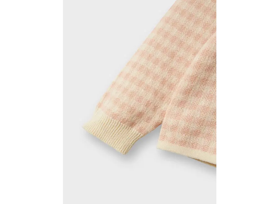 Nadie LS loose knit - Cameo rose