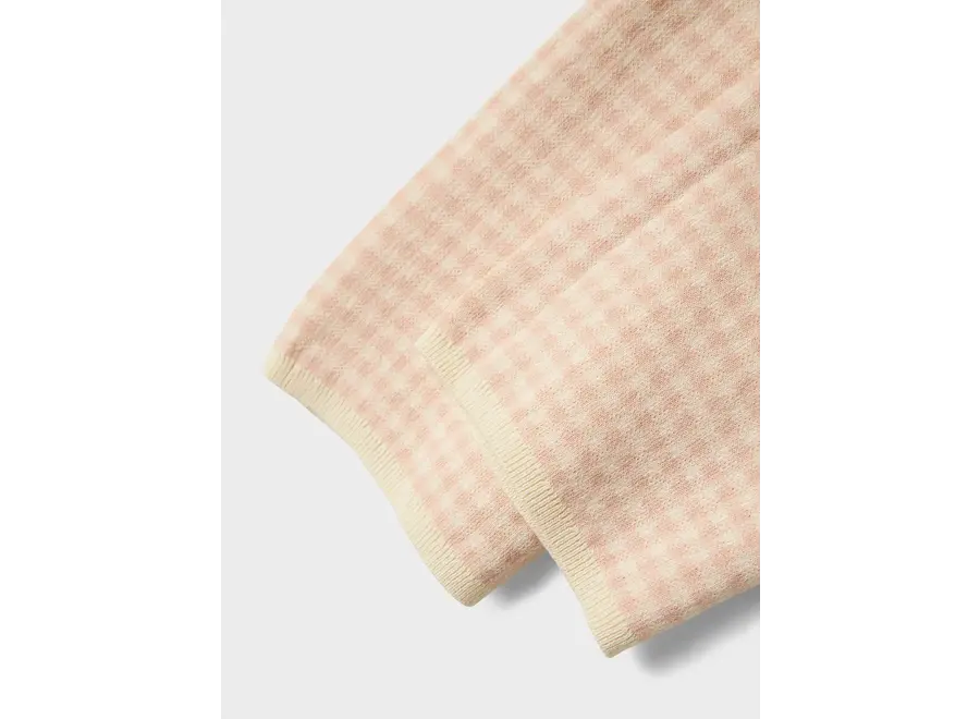 Nadie wide knit pants - Cameo rose