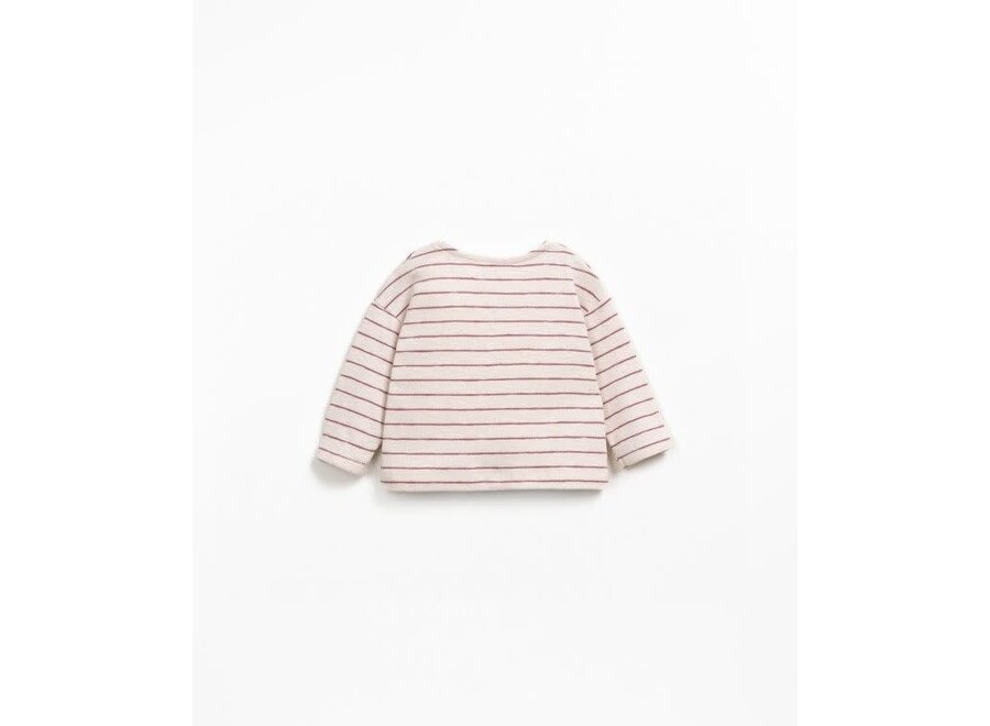 Striped rib flamé ls - Amora
