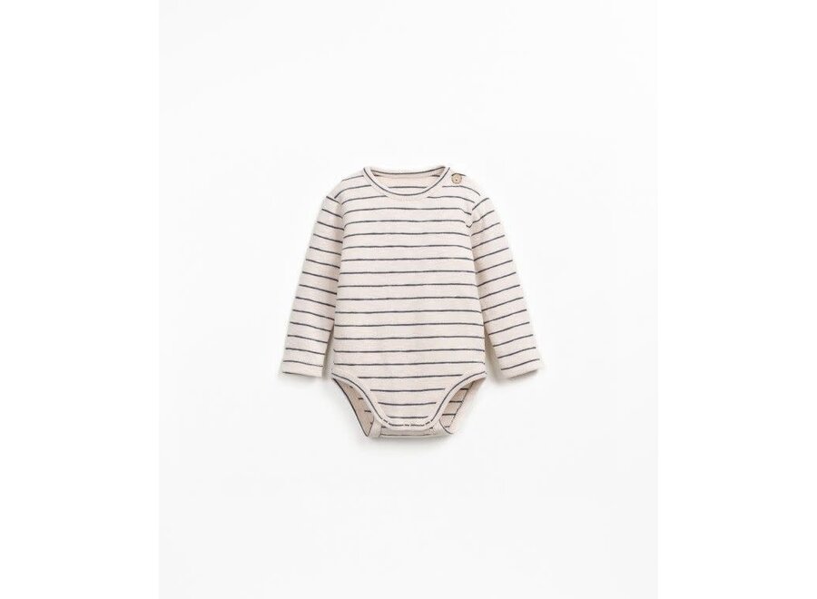 Striped rib flamé body - Grafite