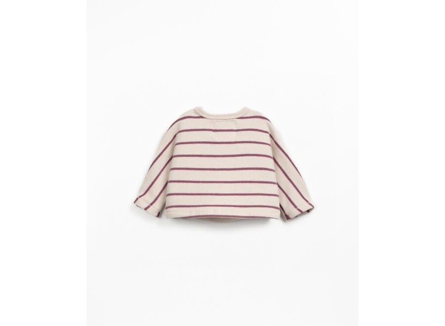 Striped jersey sweater - Amora