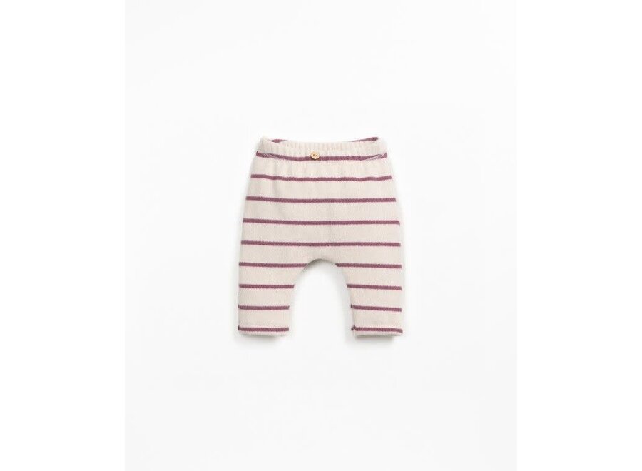 Striped jersey legging baby - Amora