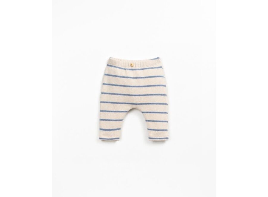 Striped jersey legging baby - Watercolor