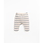 Striped jersey legging baby - Watercolor