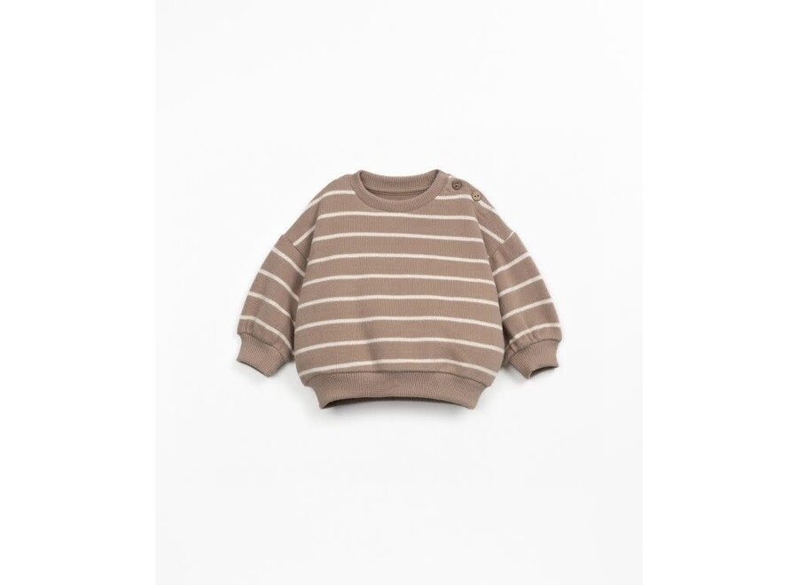 Striped jersey sweater - Pencil