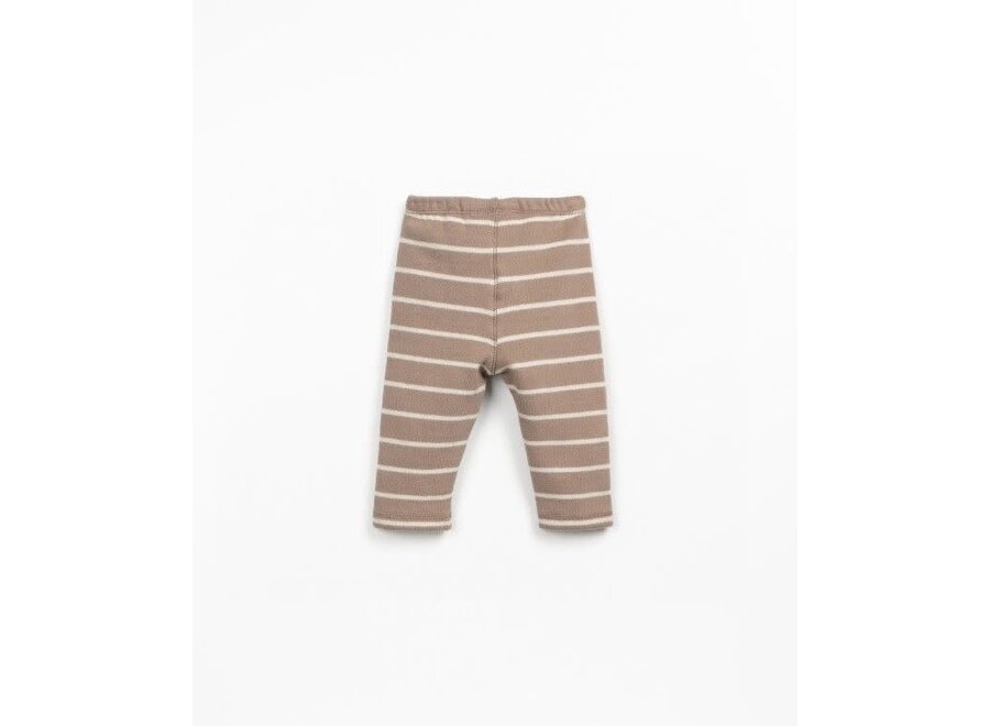 Striped jersey leggings - Pencil