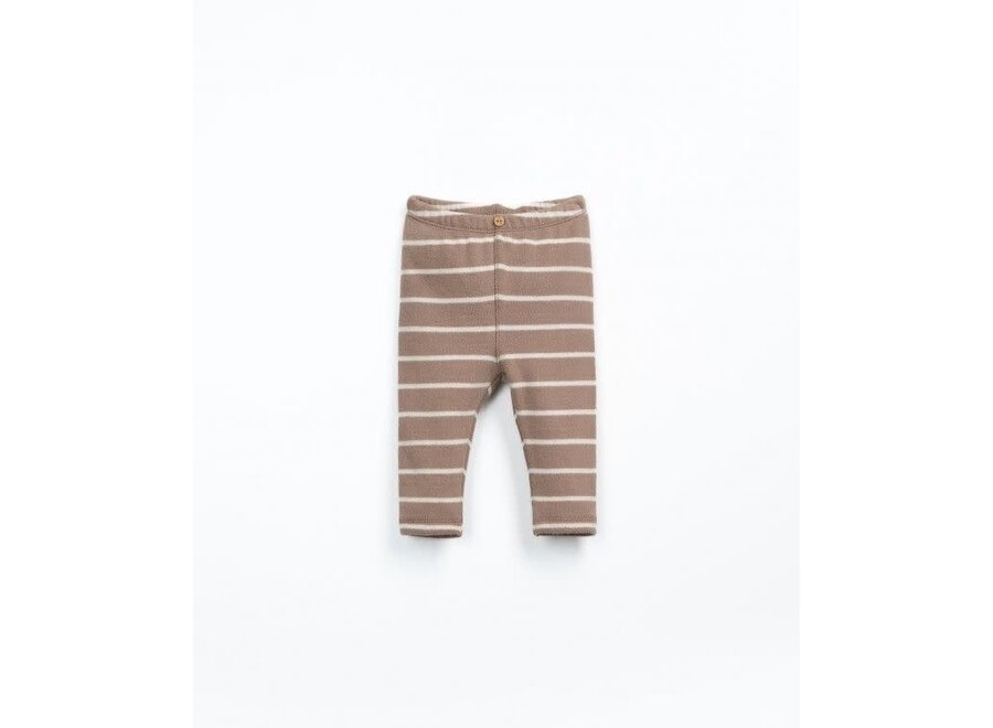 Striped jersey leggings - Pencil