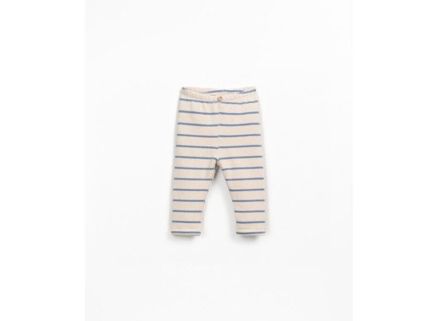 Striped jersey leggings - Watercolor