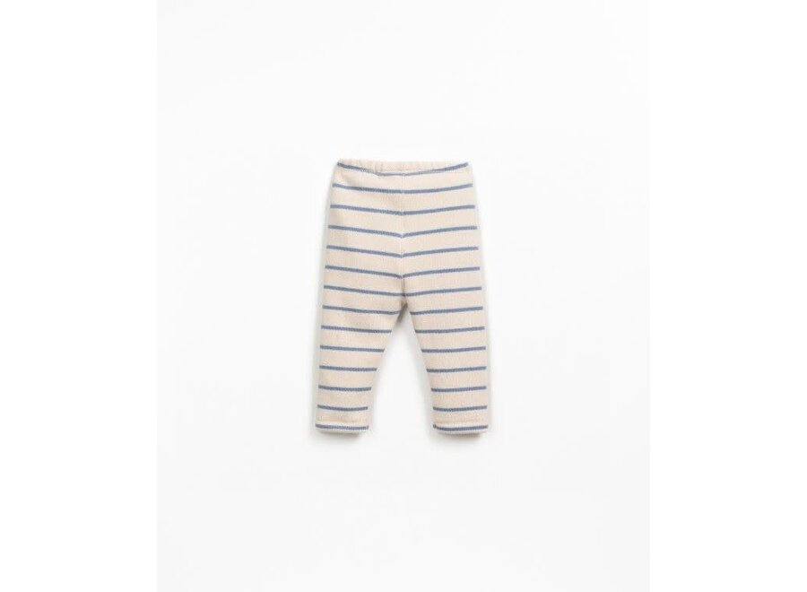 Striped jersey leggings - Watercolor