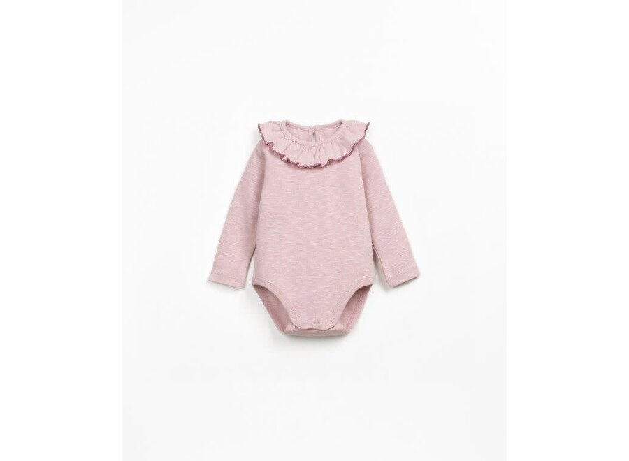 Rib flamé jersey - Rose