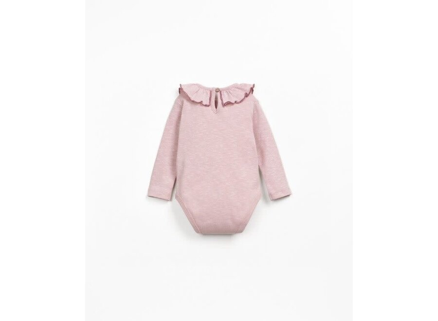 Rib flamé jersey - Rose