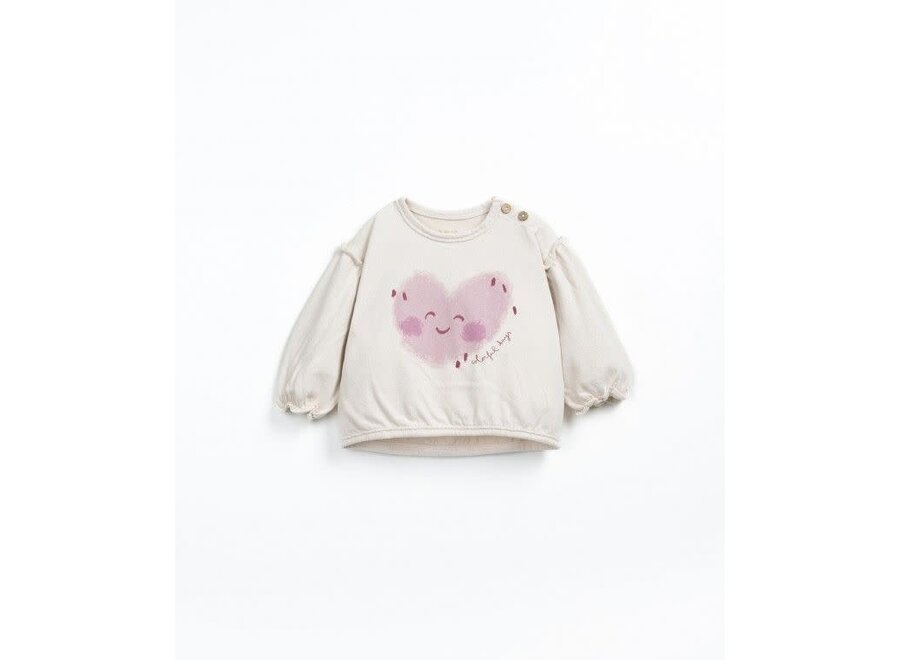 Jersey LS T-shirt - Pencil/ heart