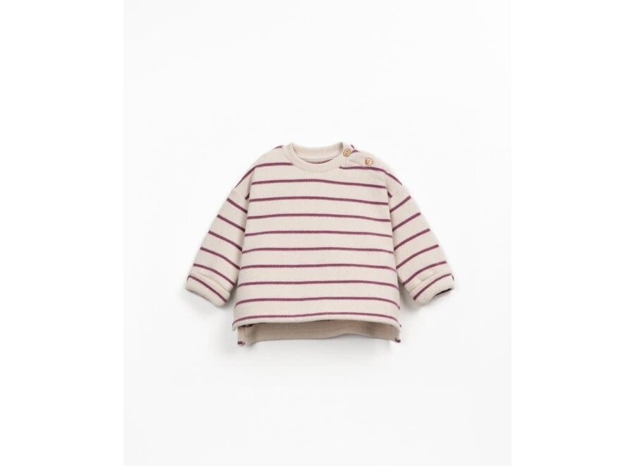 Striped jersey sweater - Amora