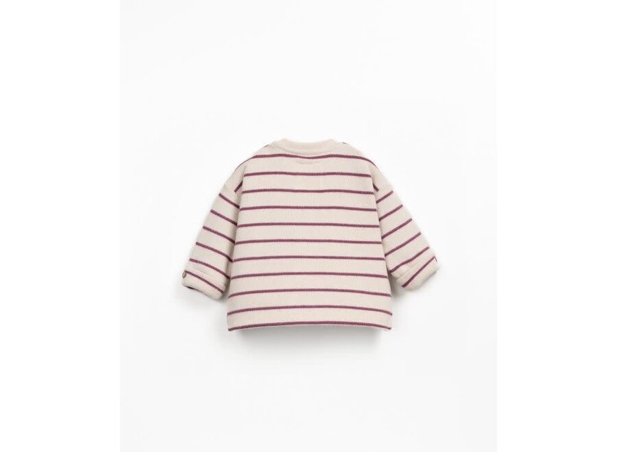Striped jersey sweater - Amora