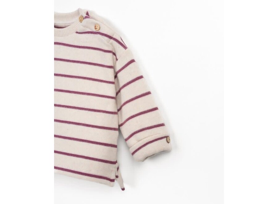 Striped jersey sweater - Amora