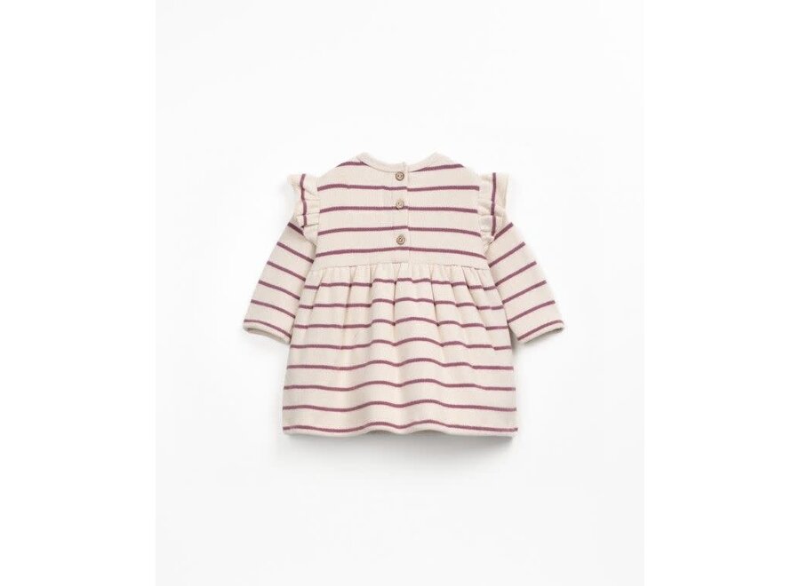 Striped jersey dress - Amora