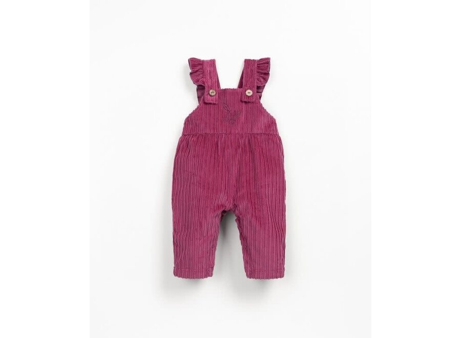 Corduroy jumpsuit - Beetroot