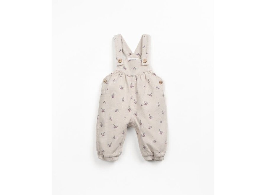 Printed twill jumpsuit - Tones