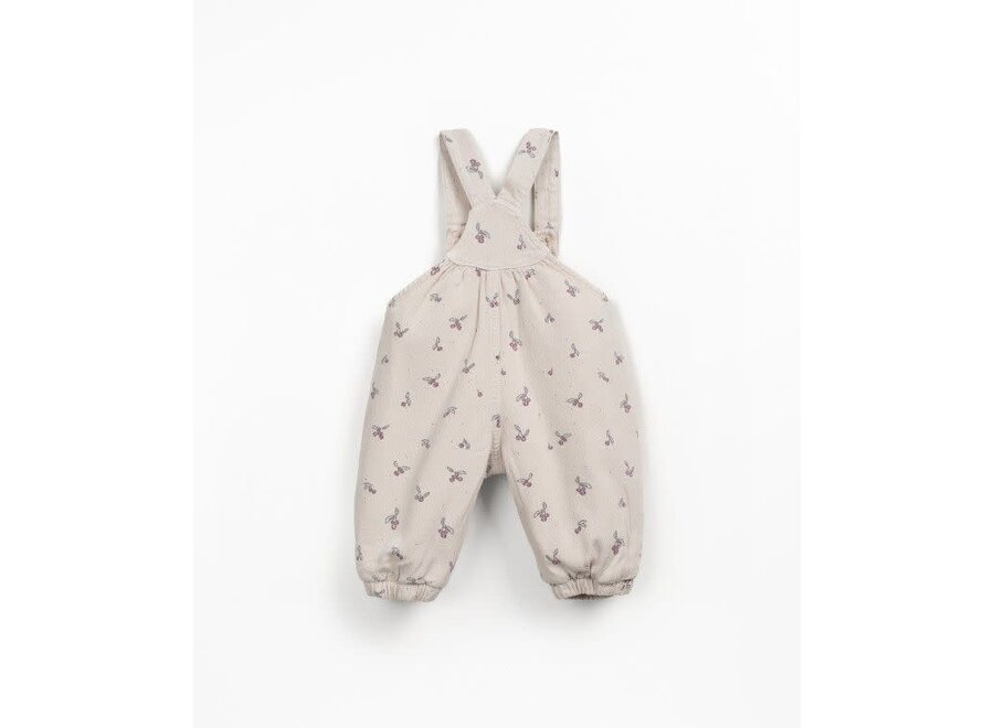 Printed twill jumpsuit - Tones