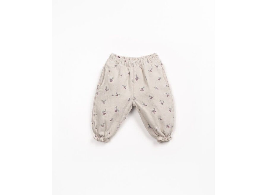 Printed twill trousers - Tones