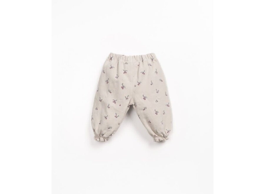 Printed twill trousers - Tones