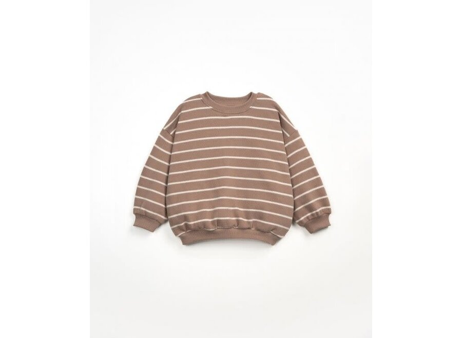 Striped jersey sweater - Pencil